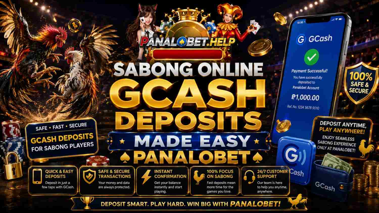 Sabong Online GCash Deposits Made Easy Panalobet
